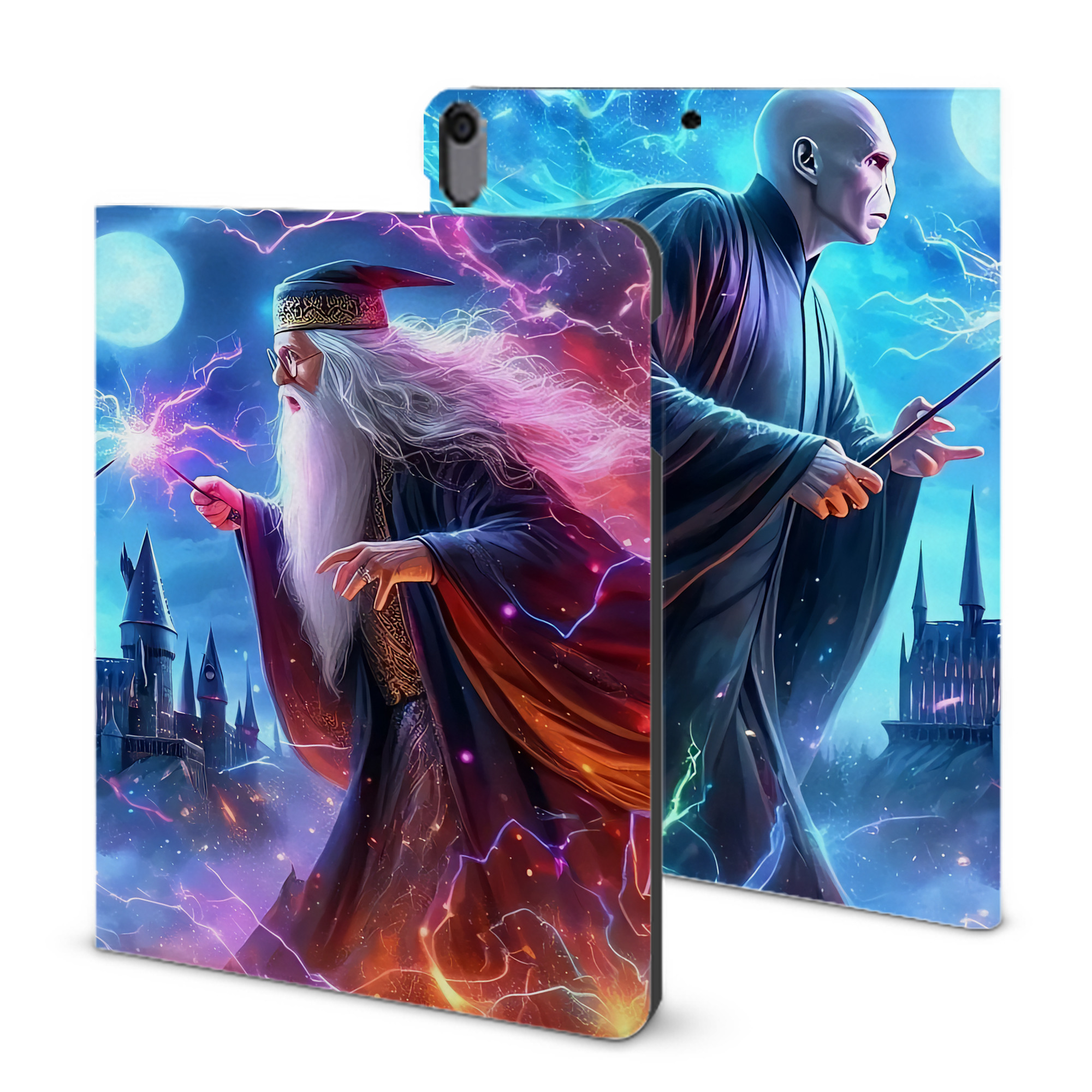 （画像用） Harry Potter ハリー・ポッターシリーズ IPad ケース ブック型 PUレザー TPU 耐衝撃 軽量 薄型 ペン収納なし 全面保護 IPad 各モデル対応